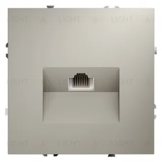 Розетка компьютерная одинарная Voltum S70 RJ45 6Е кат., кашемир VLS060103 VLS060103