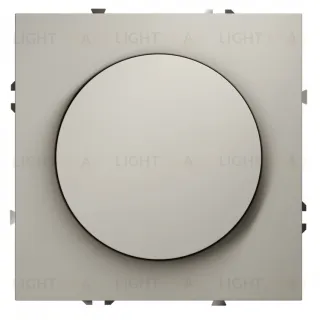 Светорегулятор поворотно-нажимной (LED 200Вт, галог. и лампы накал. 600Вт) Voltum S70, кашемир VLS070303 VLS070303