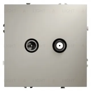 Розетка TV+SAT Voltum S70, кашемир VLS060403 VLS060403