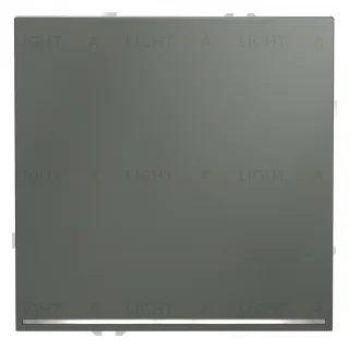 Выключатель одноклавишный проходной с подсветкой Voltum S70 10А, титан VLS010406 VLS010406