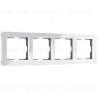 Рамка четверная Werkel Acrylic белый a062131 a062131