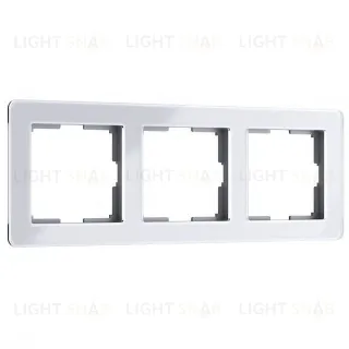 Рамка тройная Werkel Acrylic белый a059315 a059315