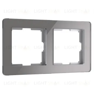 Рамка двойная Werkel Acrylic графит a059321 a059321