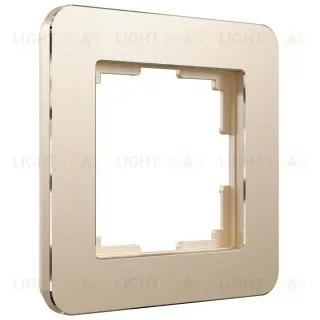 Рамка одинарная Werkel Platinum шампань a059210 a059210