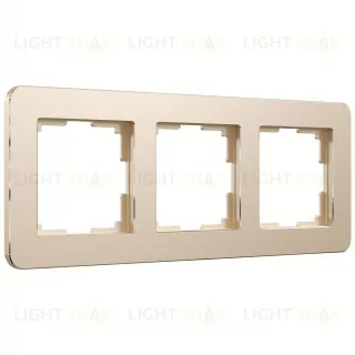 Рамка тройная Werkel Platinum шампань a059217 a059217
