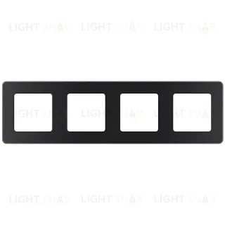 Рамка четверная Daccord (Legrand) INSPIRIA антрацит 673963 673963