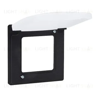 Рамка одинарная с защитной крышкой IP44 Daccord (Legrand) INSPIRIA антрацит 673923 673923