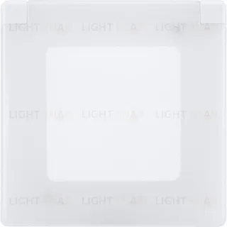 Рамка одинарная с защитной крышкой IP44 Daccord (Legrand) INSPIRIA белый 673920 673920