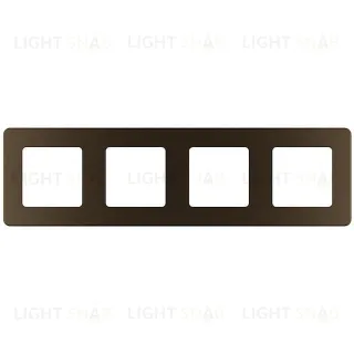 Рамка четверная Daccord (Legrand) INSPIRIA бронза 673969 673969