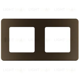 Рамка двойная Daccord (Legrand) INSPIRIA бронза 673949 673949