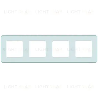 Рамка четверная Daccord (Legrand) INSPIRIA мятный 673965 673965
