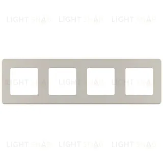 Рамка четверная Daccord (Legrand) INSPIRIA шампань 673968 673968