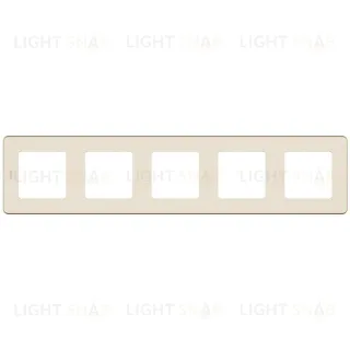 Рамка пятерная Daccord (Legrand) INSPIRIA слоновая кость 673971 673971