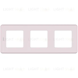 Рамка тройная Daccord (Legrand) INSPIRIA розовый 673954 673954