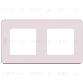 Рамка двойная Daccord (Legrand) INSPIRIA розовый 673944 673944