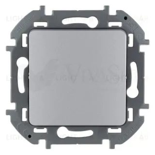 Переключатель кнопочный одноклавишный Daccord (Legrand) INSPIRIA алюминий 673692 673692