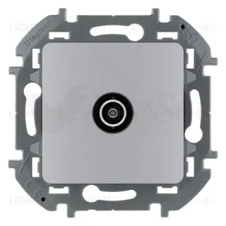 Розетка TV оконечная 10дБ 862 МГц, Daccord (Legrand) INSPIRIA алюминий 673872 673872