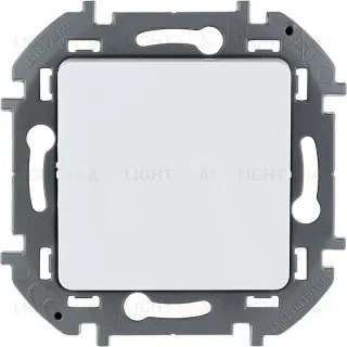 Выключатель одноклавишный проходной (из 2-х мест) Daccord (Legrand) INSPIRIA 10A/250В, белый 673650 673650