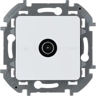 Розетка TV единственная (звезда), Daccord (Legrand) INSPIRIA белый 673850 673850