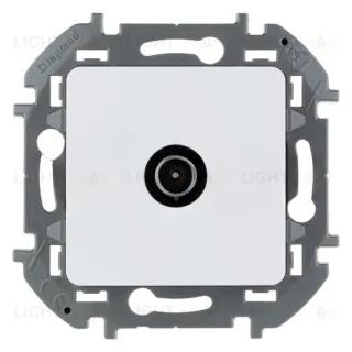 Розетка TV оконечная 10дБ 862 МГц, Daccord (Legrand) INSPIRIA белый 673870 673870