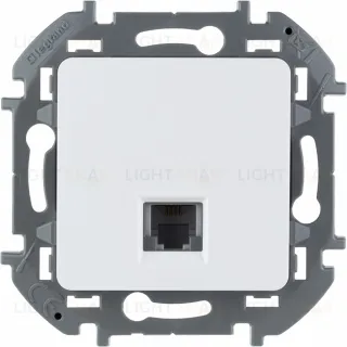 Розетка телефонная одинарная RJ 11 Daccord (Legrand) INSPIRIA, белый 673820 673820
