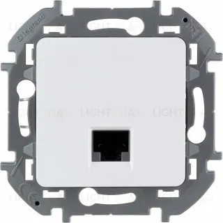 Розетка компьютерная одинарная 6 кат, RJ 45, UTP Daccord (Legrand) INSPIRIA, белый 673830 673830