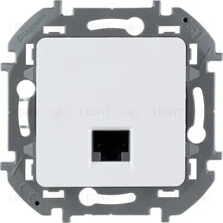 Розетка компьютерная одинарная 5 кат, RJ 45, UTP Daccord (Legrand) INSPIRIA, белый 673825 673825