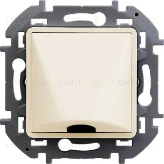 Вывод кабеля с зажимом для крепления Daccord (Legrand) INSPIRIA слоновая кость 673891 673891