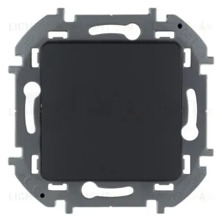 Выключатель одноклавишный Daccord (Legrand) INSPIRIA 10A/250В, антрацит 673603 673603