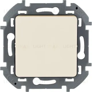 Выключатель одноклавишный проходной (из 2-х мест) Daccord (Legrand) INSPIRIA 10A/250В, слоновая кость 673651 673651