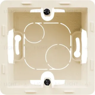 Одноместная коробка для накладного монтажа Daccord (Legrand) INSPIRIA, слоновая кость 673981 673981