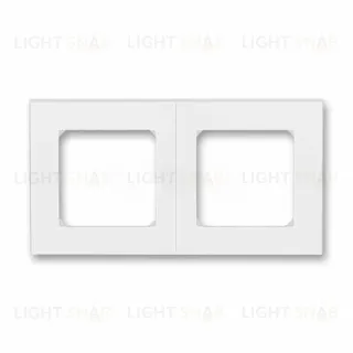 Рамка двойная ABB Levit белый-ледяной 2CHH015020A6001 2CHH015020A6001