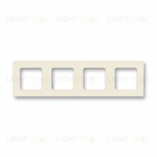 Рамка четверная ABB Levit слоновая кость-белый 2CHH015040A6017 2CHH015040A6017