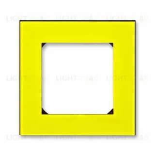 Рамка одинарная ABB Levit желтый-дымчатый чёрный 2CHH015010A6064 2CHH015010A6064