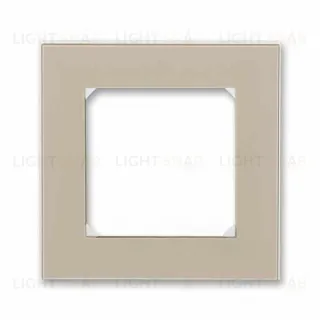 Рамка одинарная ABB Levit кофе макиато-белый 2CHH015010A6018 2CHH015010A6018