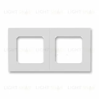 Рамка двойная ABB Levit серый-белый 2CHH015020A6016 2CHH015020A6016
