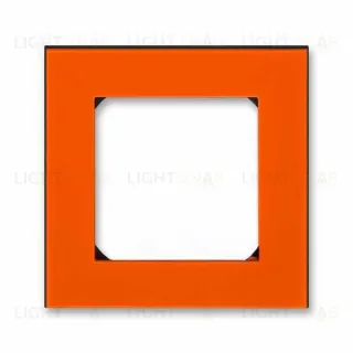 Рамка одинарная ABB Levit оранжевый-дымчатый чёрный 2CHH015010A6066 2CHH015010A6066