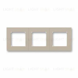 Рамка тройная ABB Levit кофе макиато-белый 2CHH015030A6018 2CHH015030A6018