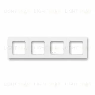 Рамка четверная ABB Levit белый-белый 2CHH015040A6003 2CHH015040A6003