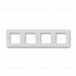 Рамка четверная ABB Levit серый-белый 2CHH015040A6016 2CHH015040A6016
