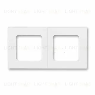 Рамка двойная ABB Levit белый-белый 2CHH015020A6003 2CHH015020A6003
