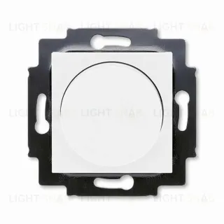 Светорегулятор поворотно-нажимной ABB Levit 60-600Вт для ламп накал. и галог., белый-белый 2CHH942247A6003 2CHH942247A6003