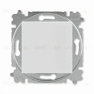 Выключатель одноклавишный ABB Levit, 10 А, серый-белый 2CHH590145A6016 2CHH590145A6016