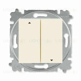 Выключатель управления жалюзи кнопочный ABB Levit, слоновая кость-белый 2CHH598845A6017 2CHH598845A6017