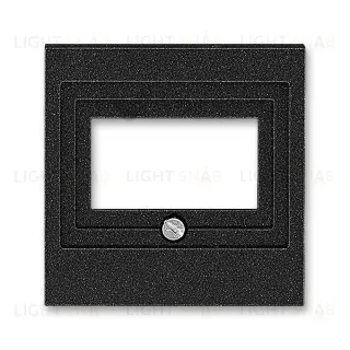 Акустическая розетка двойная ABB Levit антрацит 2CKA000230A0464+2CHH290040A4063 2CKA000230A0464 + 2CHH290040A4063