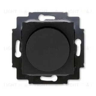 Светорегулятор поворотно-нажимной ABB Levit LED, 2-400 Вт, антрацит-дымчатый чёрный 2CKA006512A0345+2CHH940123A4063 2CKA006512A0345 + 2CHH940123A4063