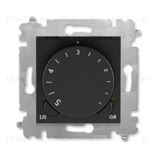 Терморегулятор теплого пола ABB Levit с датчиком, 16А антрацит-дымчатый чёрный 2CHH920003A6063+2CHU919010A4000 2CHH920003A6063 + 2CHU919010A4000