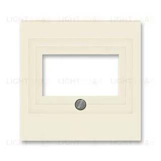 Акустическая розетка двойная ABB Levit, слоновая кость 2CKA000230A0464+2CHH290040A4017 2CKA000230A0464 + 2CHH290040A4017