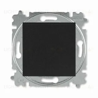 Переключатель одноклавишный ABB Levit (с 2-х мест) 10А, антрацит-дымчатый чёрный 2CHH590645A6063 2CHH590645A6063