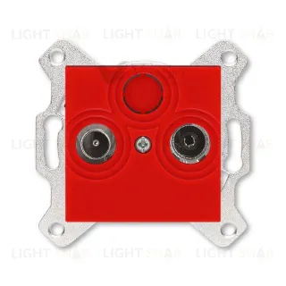 Розетка TV-R оконечная ABB Levit, красный 2CHH083503A6065 2CHH083503A6065